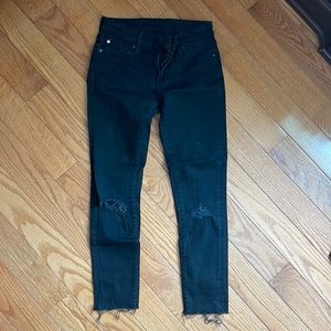 RALPH LAUREN DENIM AND SUPPLY KAYLA CROP 25